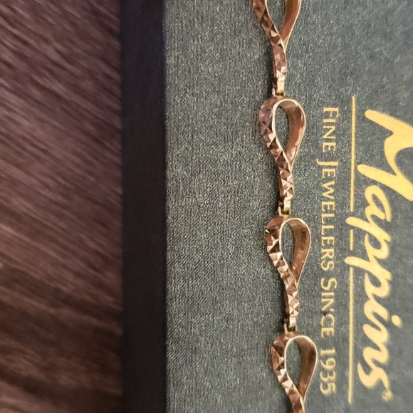 Chain bracelet in 10k gold - Picture 2 of 2